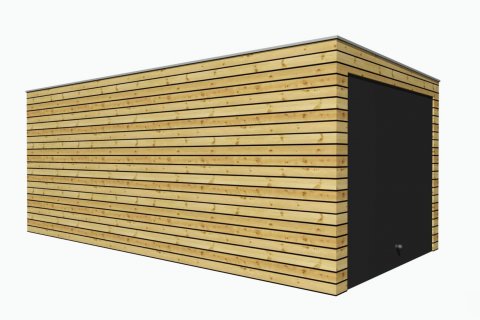 Holzgarage 5,7x3 m