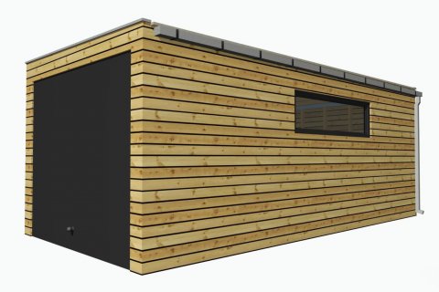 Holzgarage 6,3x3 m