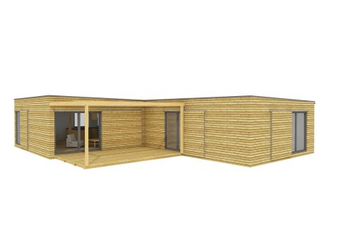 Wochenendhaus 15x12 m