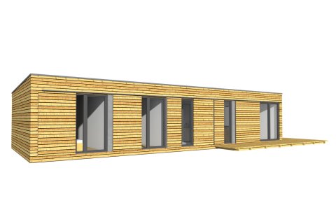 Wochenendhaus 15x6 m