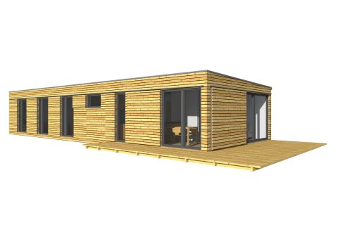 Wochenendhaus 18x6 m